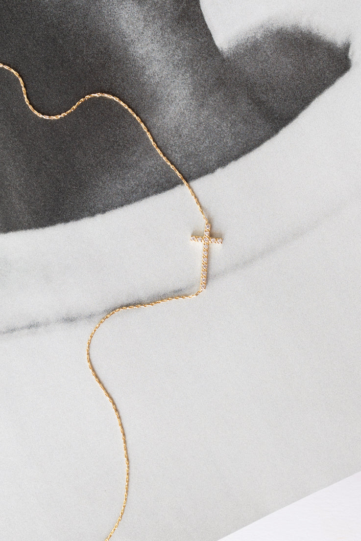 April Cross Necklace - Image 2