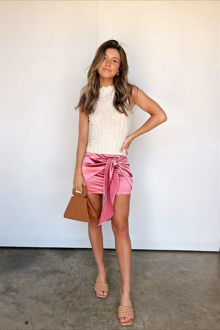 Barbiecore Mini Skirt - Image 3