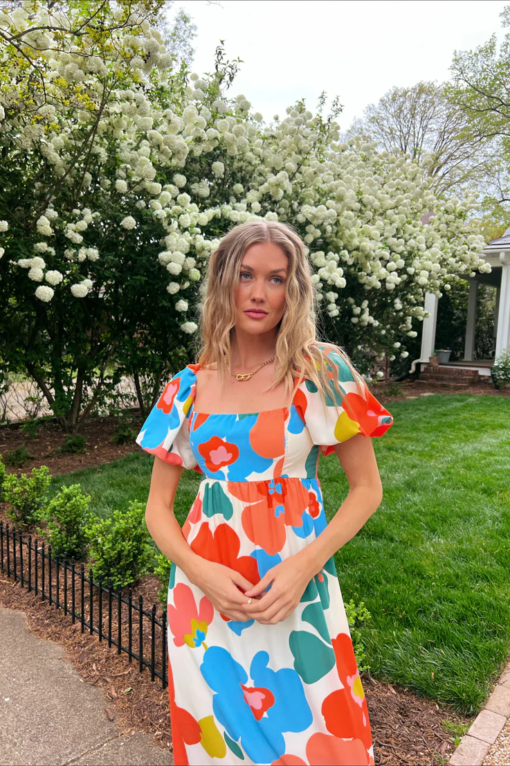 Basket of Flowers Dress - Image 4