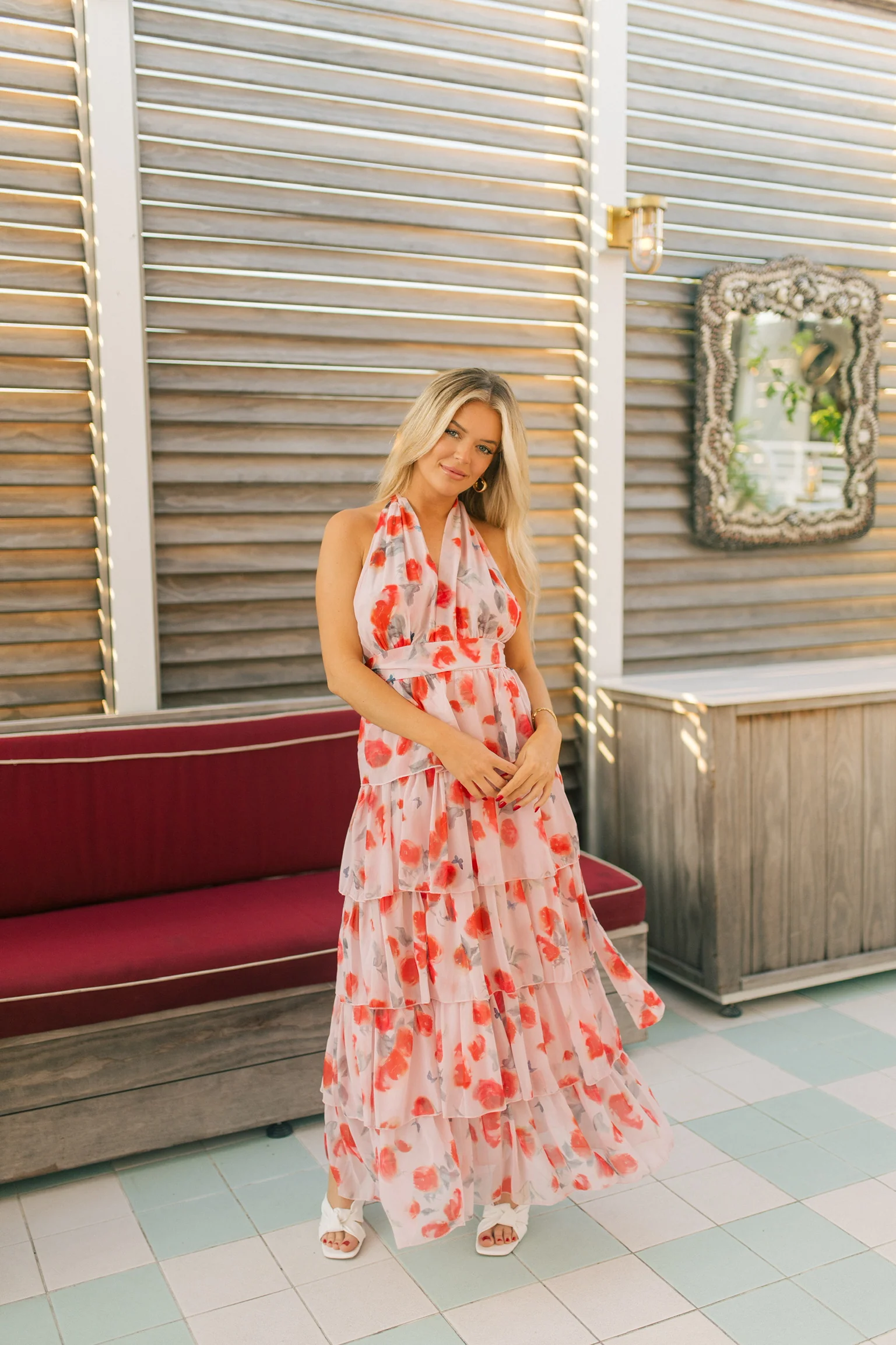 Bouquet of Roses Maxi Dress - Image 4