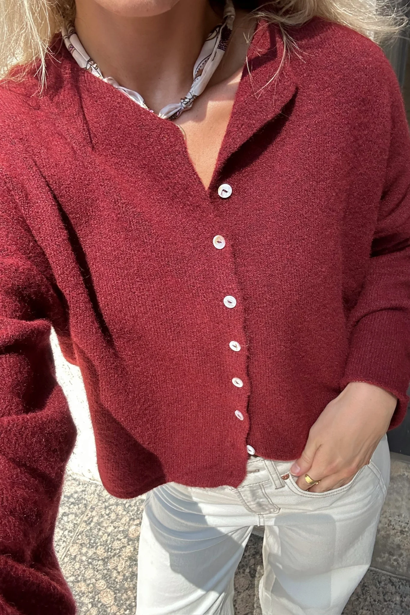 Cardigan Bundle - Fall Pack - Brown, Burgundy & Red - Image 7