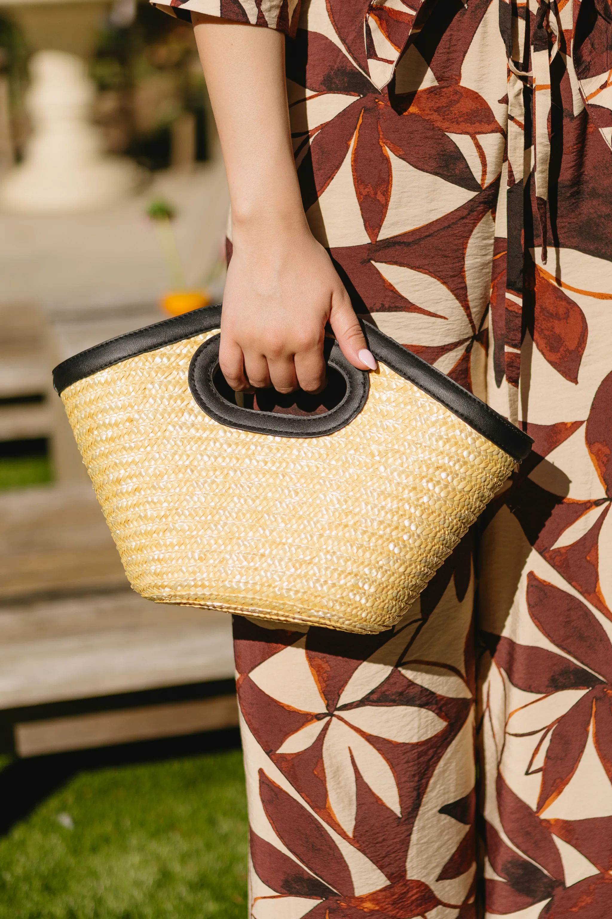 Carson Straw Bag - Image 2