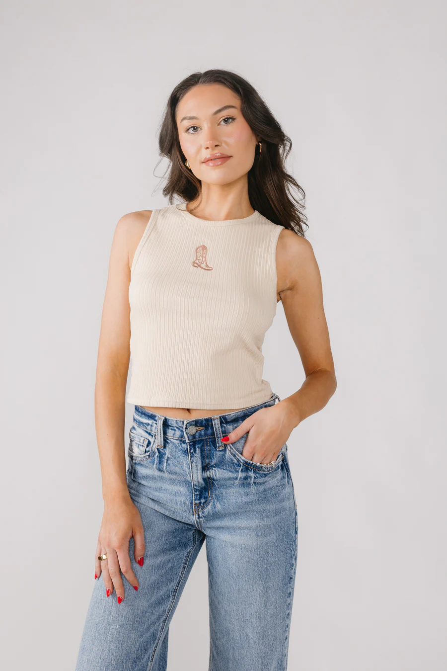 Cowgirl Boots Tank Top