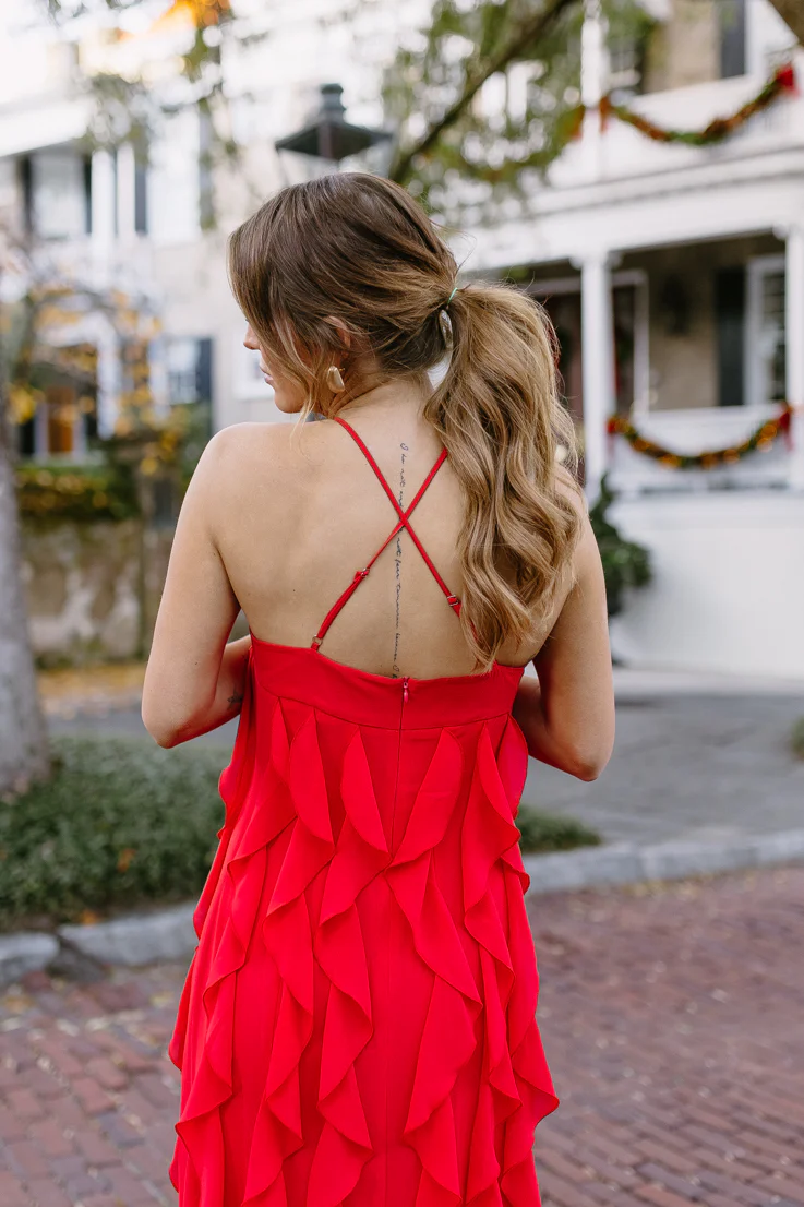 Crimson Dress - Image 2