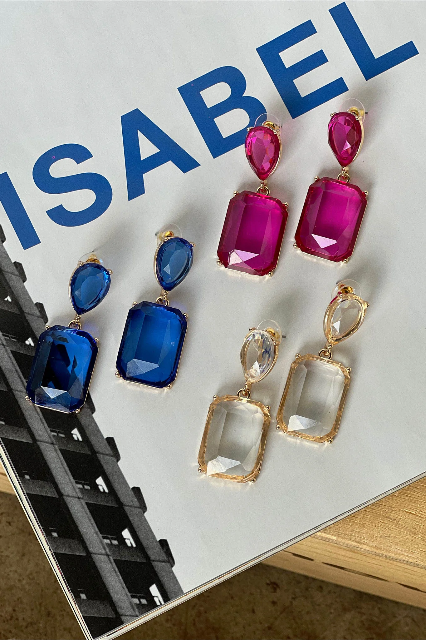 Crystal Raindrop Earrings