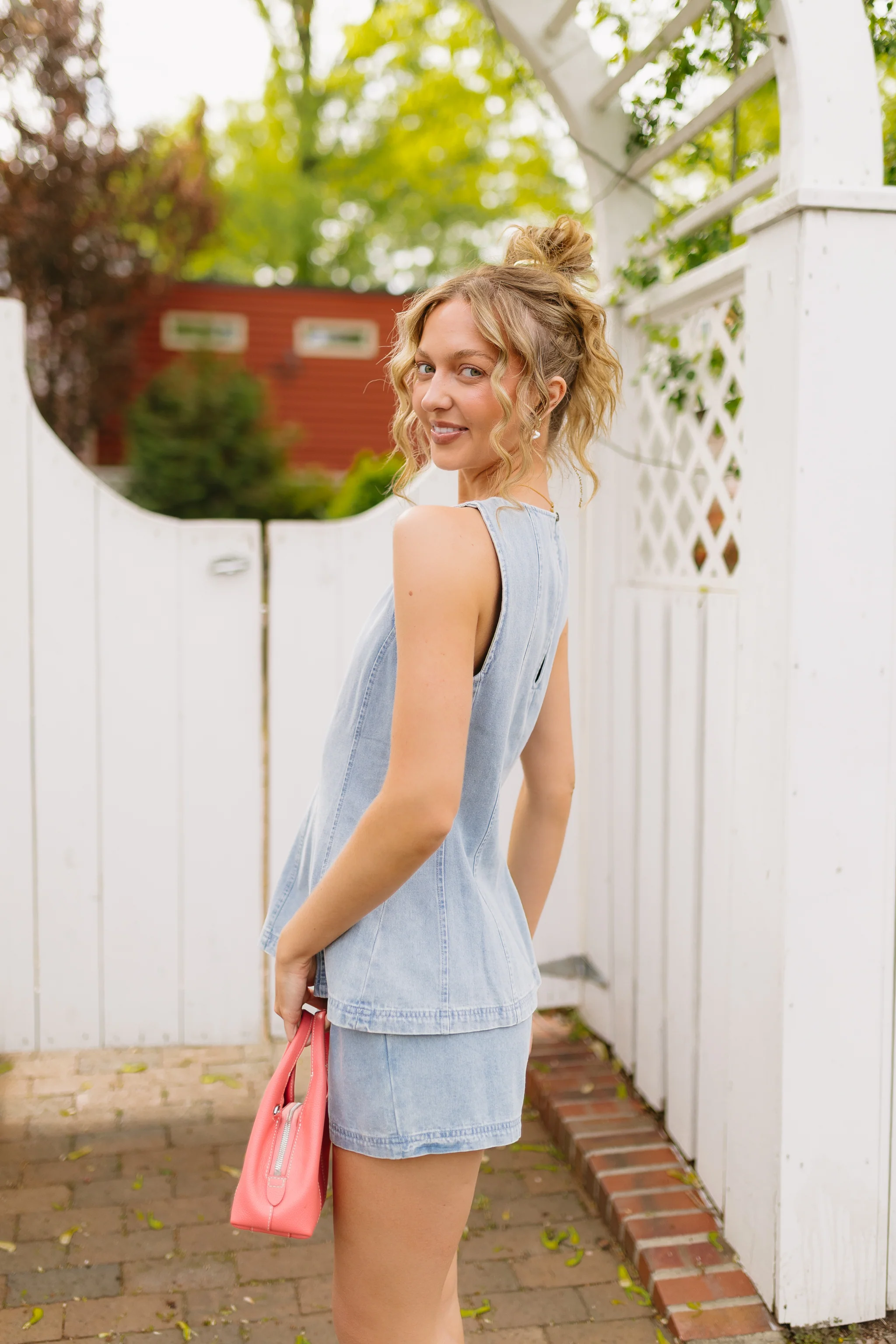 Demi Denim Top - Image 5