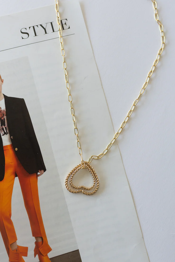 Double Heart Necklace