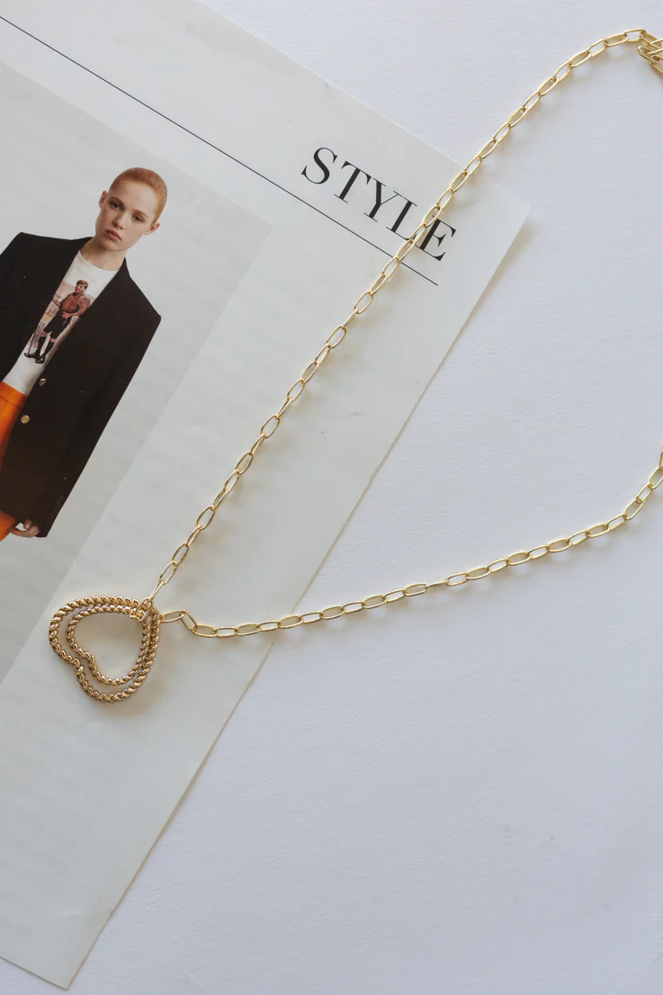 Double Heart Necklace - Image 2