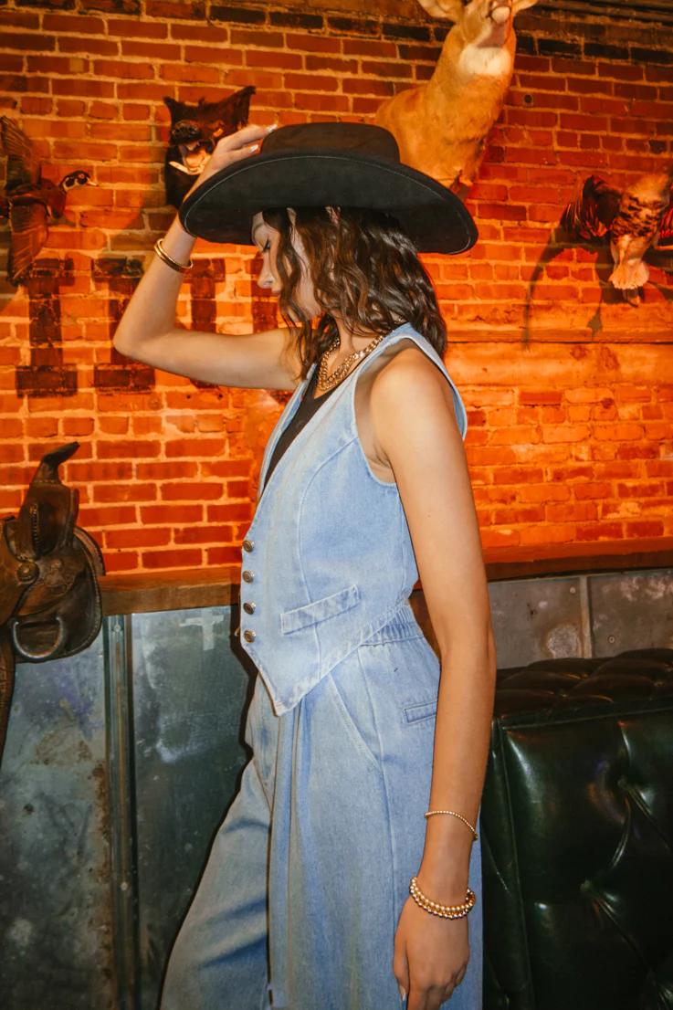 Drew Denim Vest - Image 4