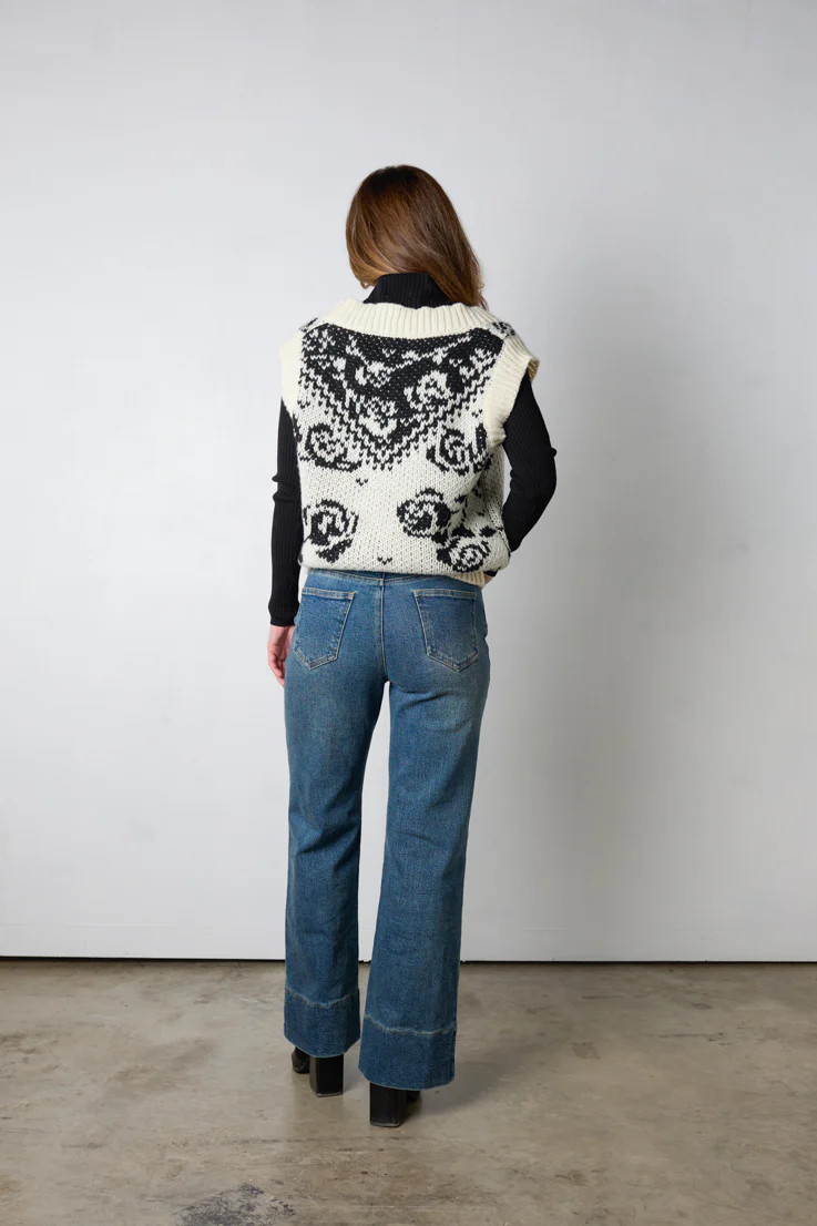 English Rose Sweater Vest - Image 2