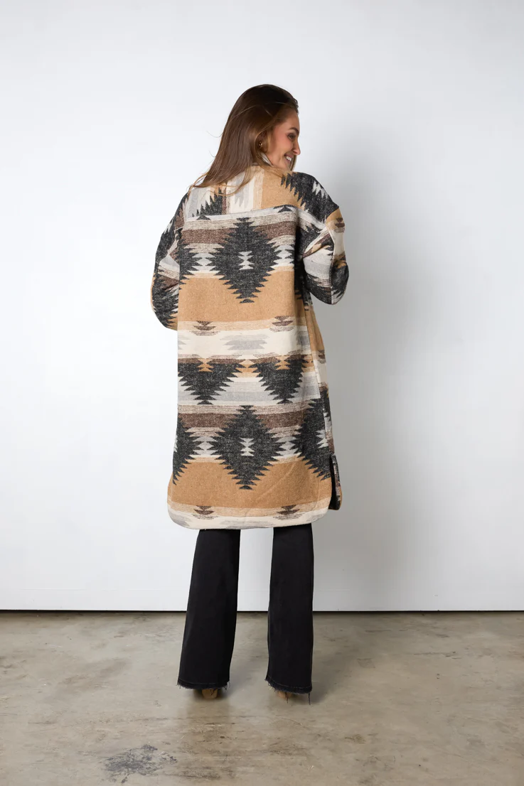 Feeling Clever Long Coat - Image 2