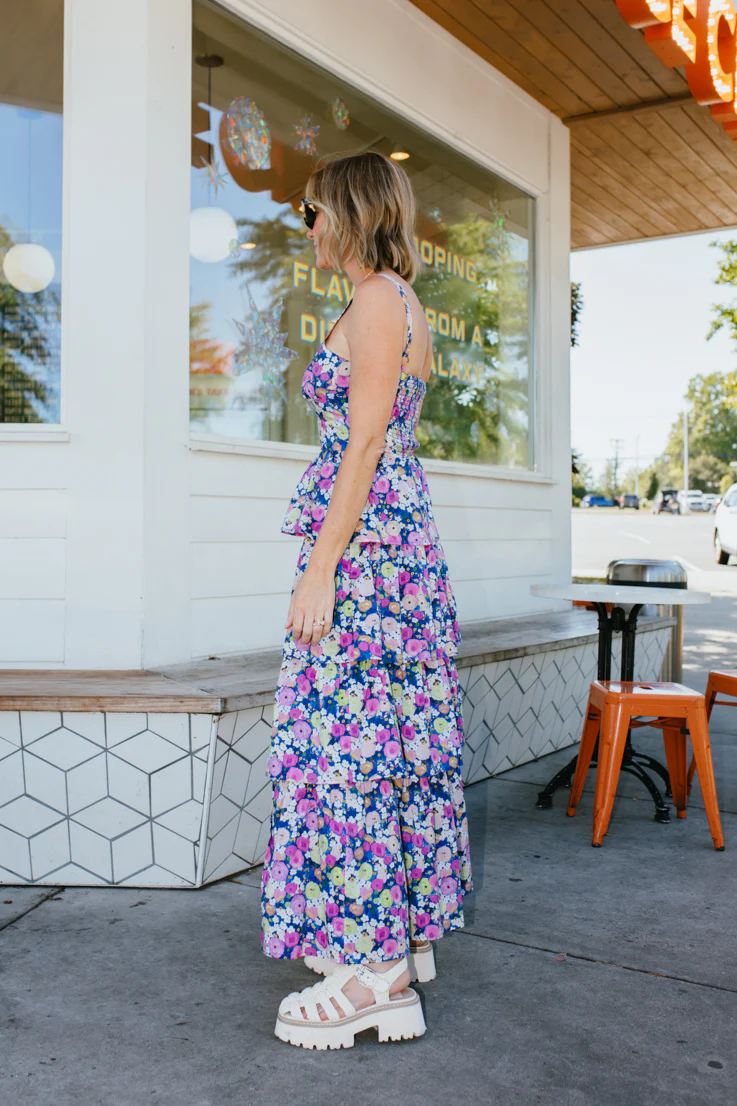 Flower Petals Maxi Dress - Image 4