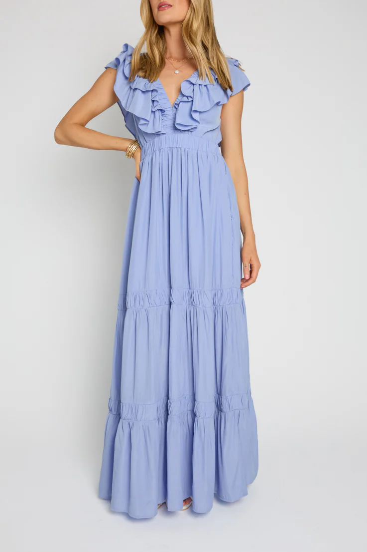 Fresh Lilac Maxi Dress - Image 3