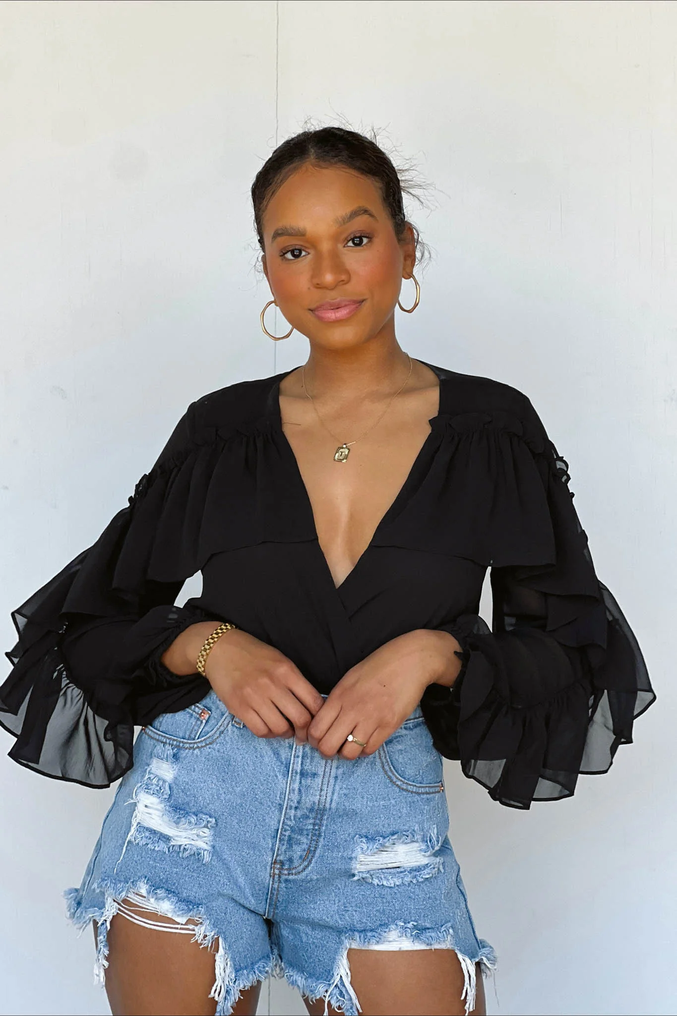 Frilled To Be Here Bodysuit - Image 4