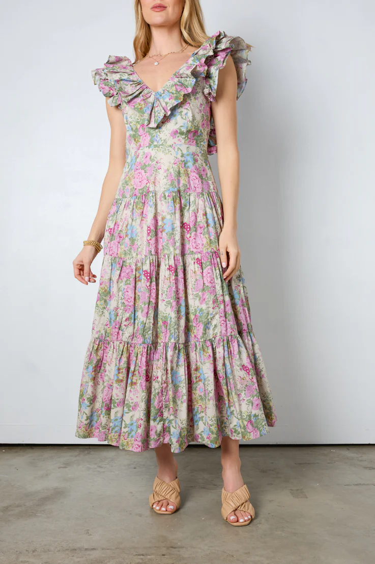Garden of Eden Midi Dress - Image 3