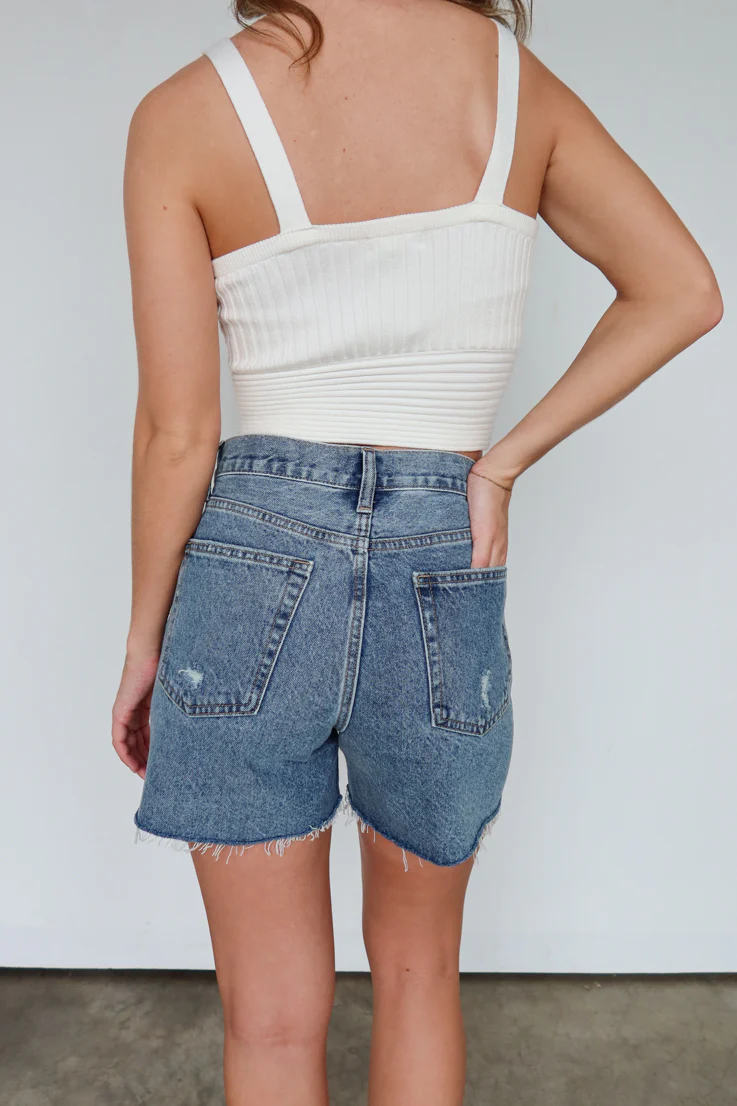 Lana Denim Shorts - Image 3