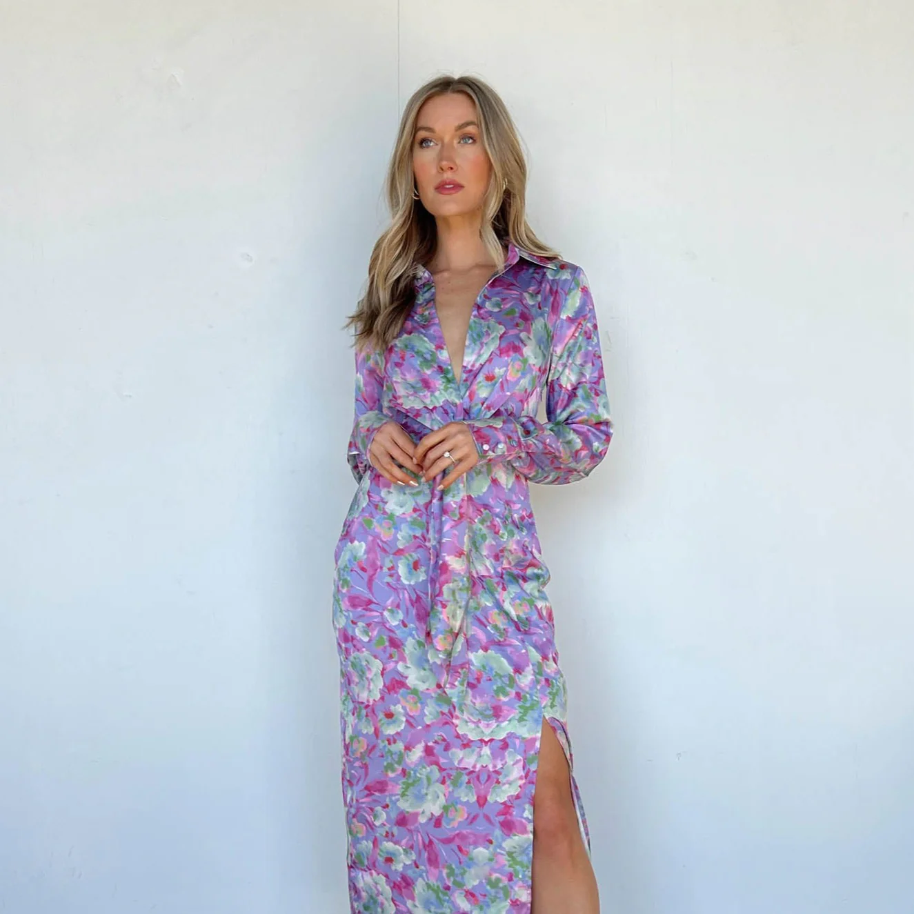 Lavender Haze Midi Dress - Image 5