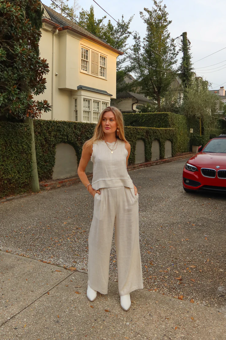 London Linen Trousers