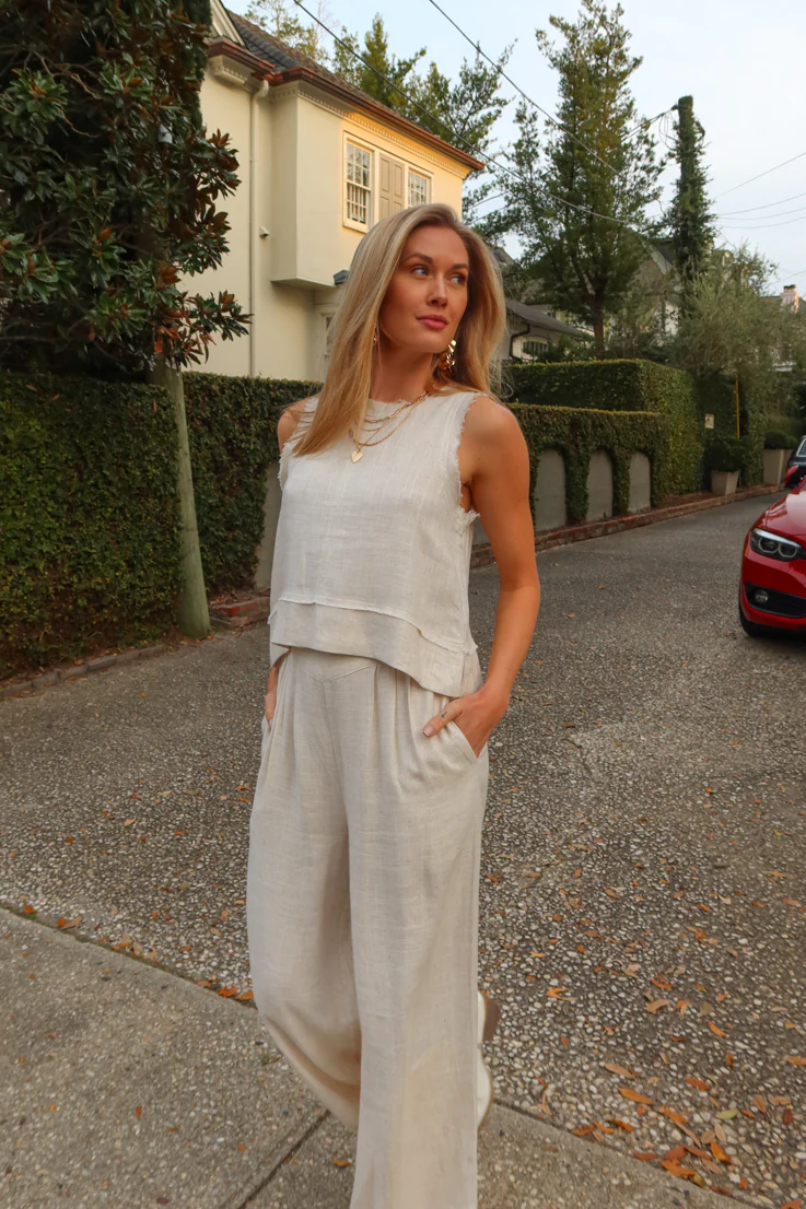 London Linen Trousers - Image 3