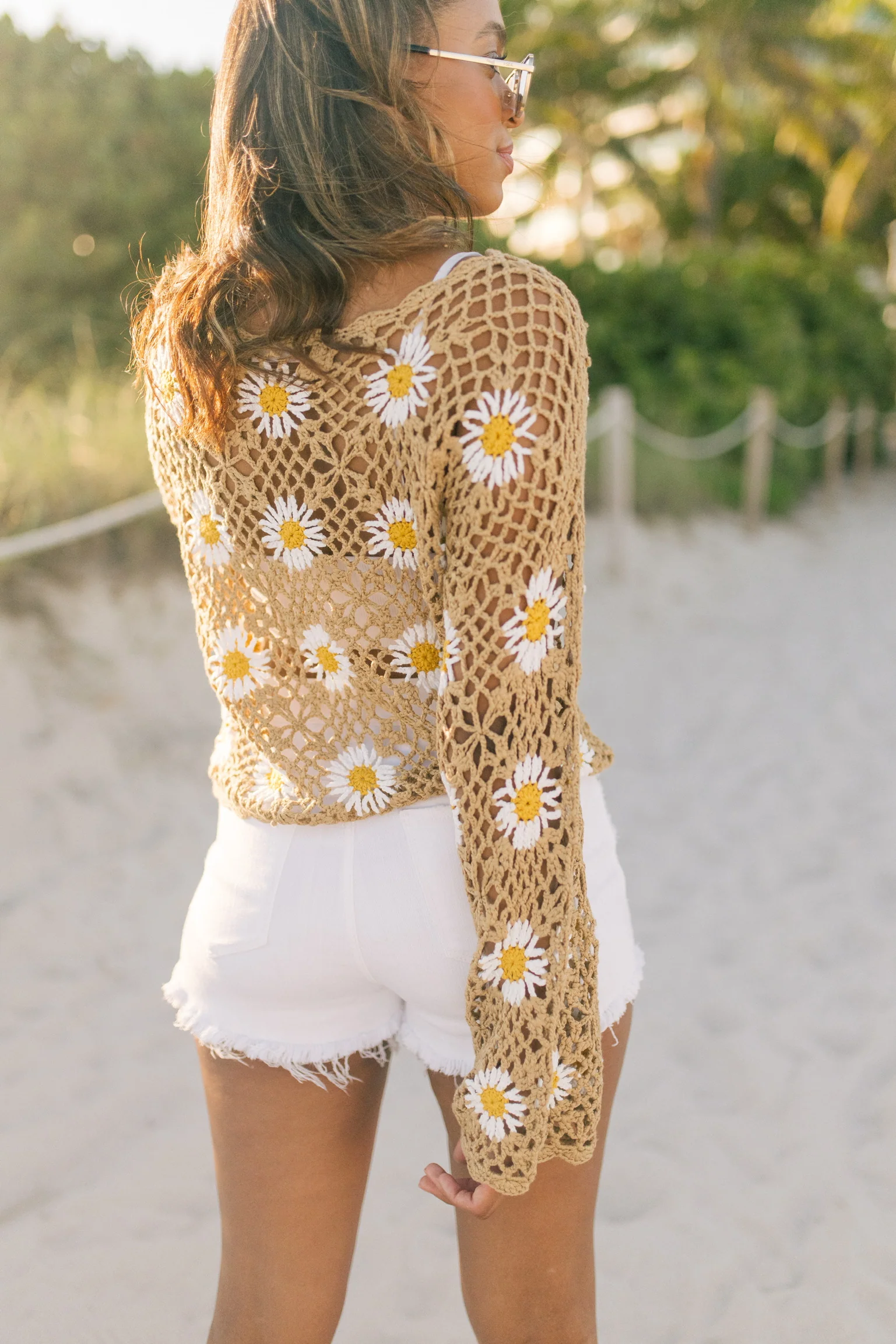 Lucy Open Knit Sweater - Image 2