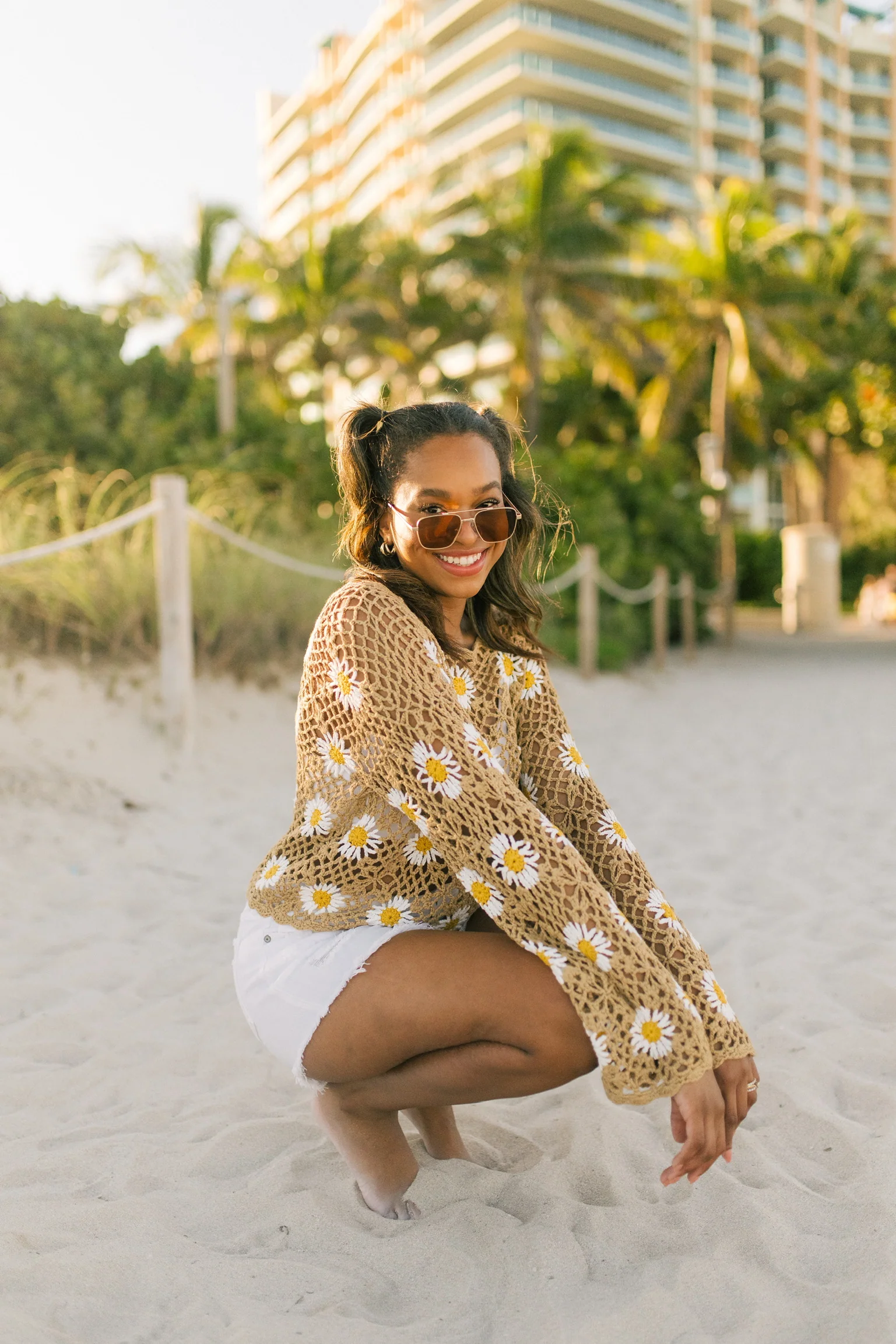 Lucy Open Knit Sweater - Image 4