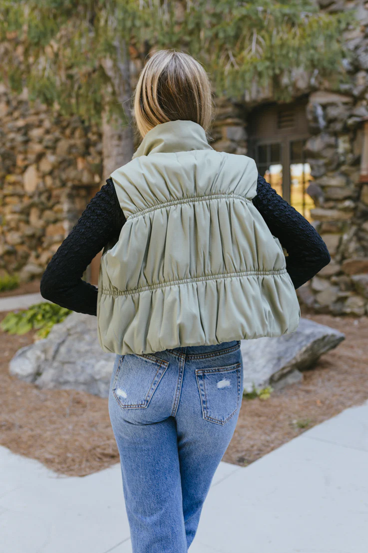 Making Plans Puffer Vest - Image 2