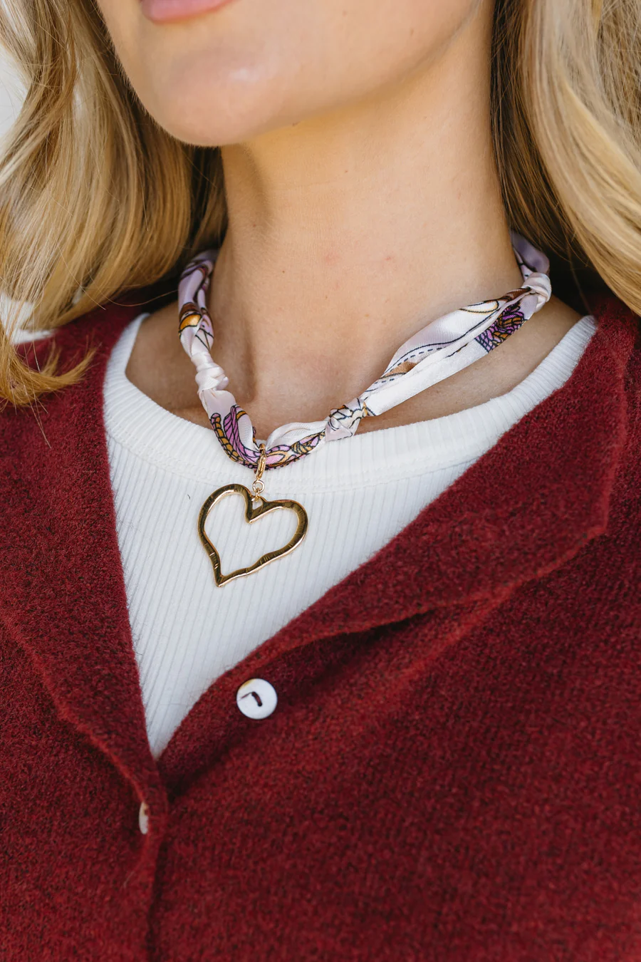 Mandie Scarf Necklace - Image 9