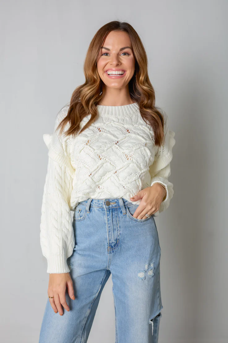 Marshmallow Creme Sweater - Image 3