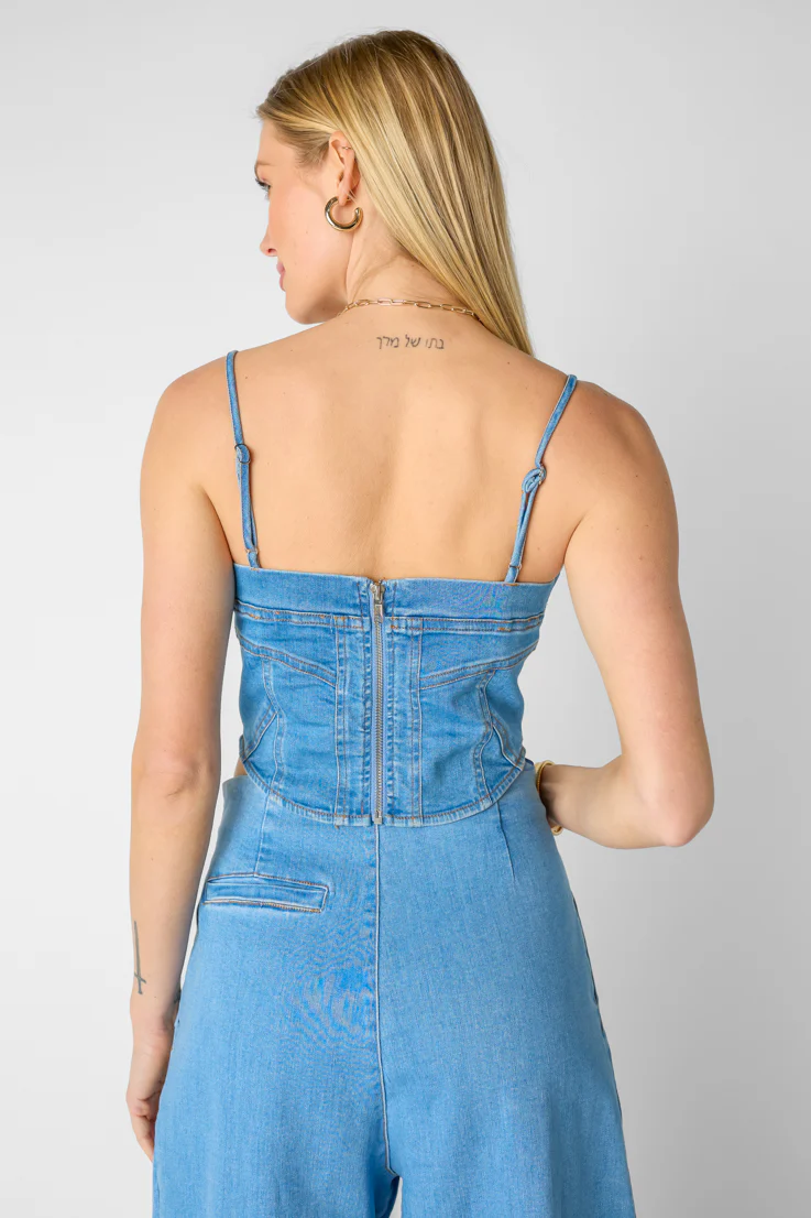 Michelle Denim Top - Image 2