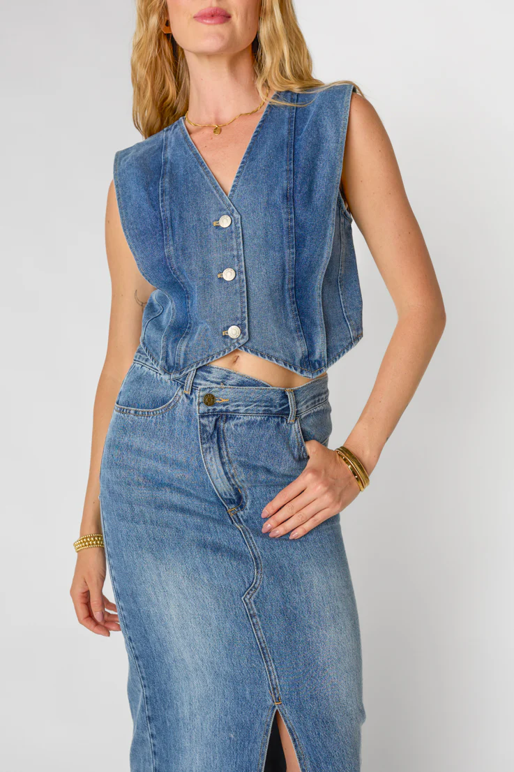 Misty Denim Vest - Image 4