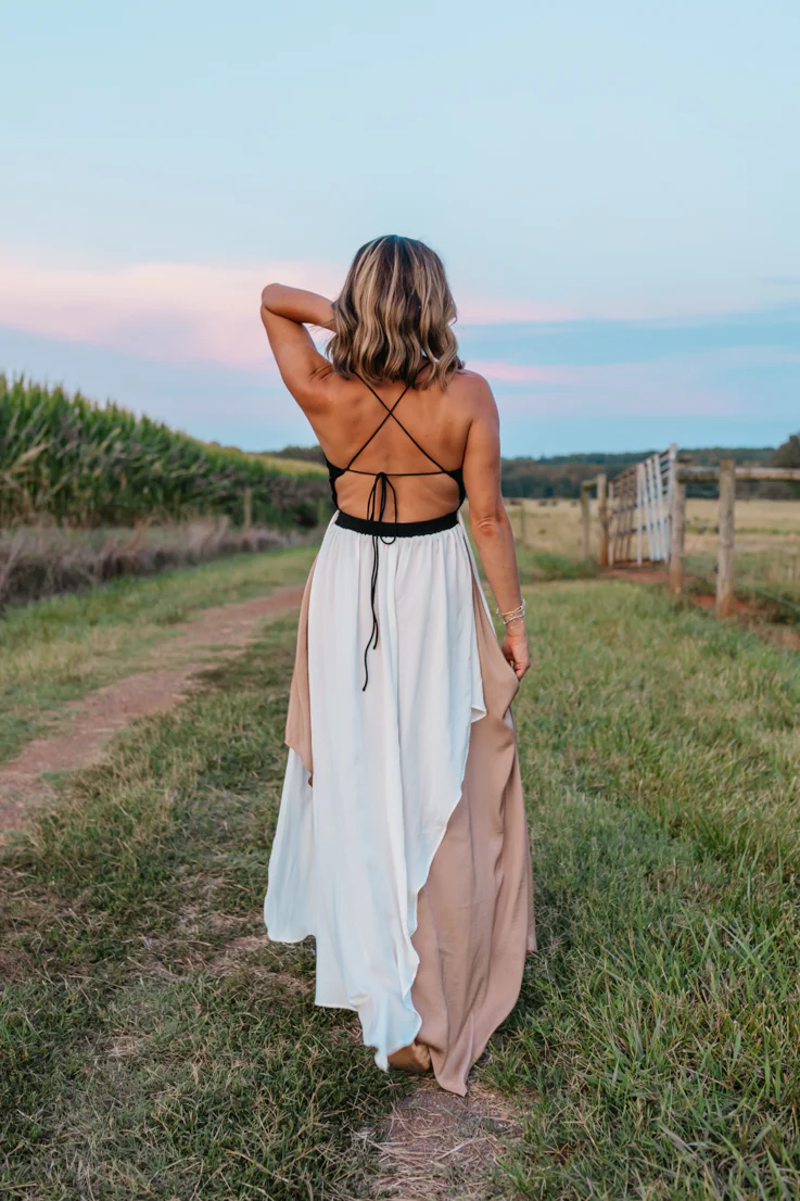 Neutral Moment Maxi Dress - Image 6