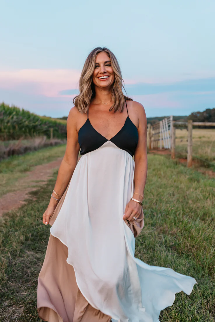 Neutral Moment Maxi Dress - Image 7