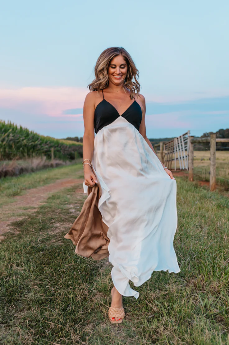 Neutral Moment Maxi Dress - Image 8