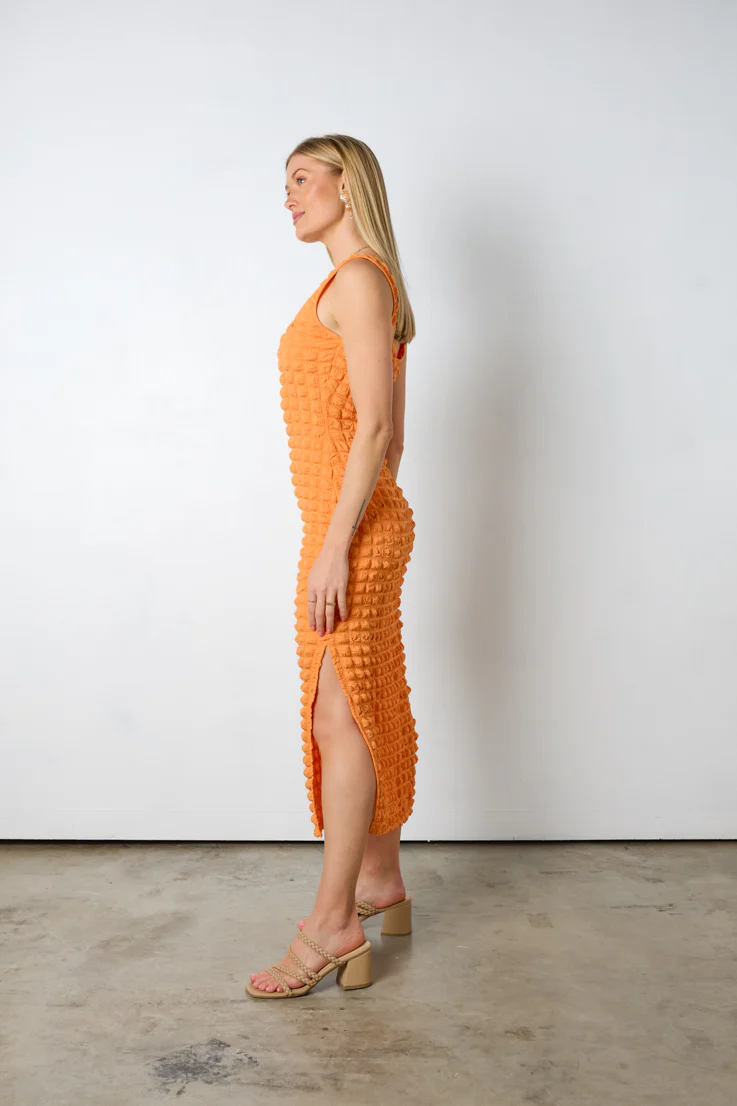 Orange Groves Midi Dress - Image 4