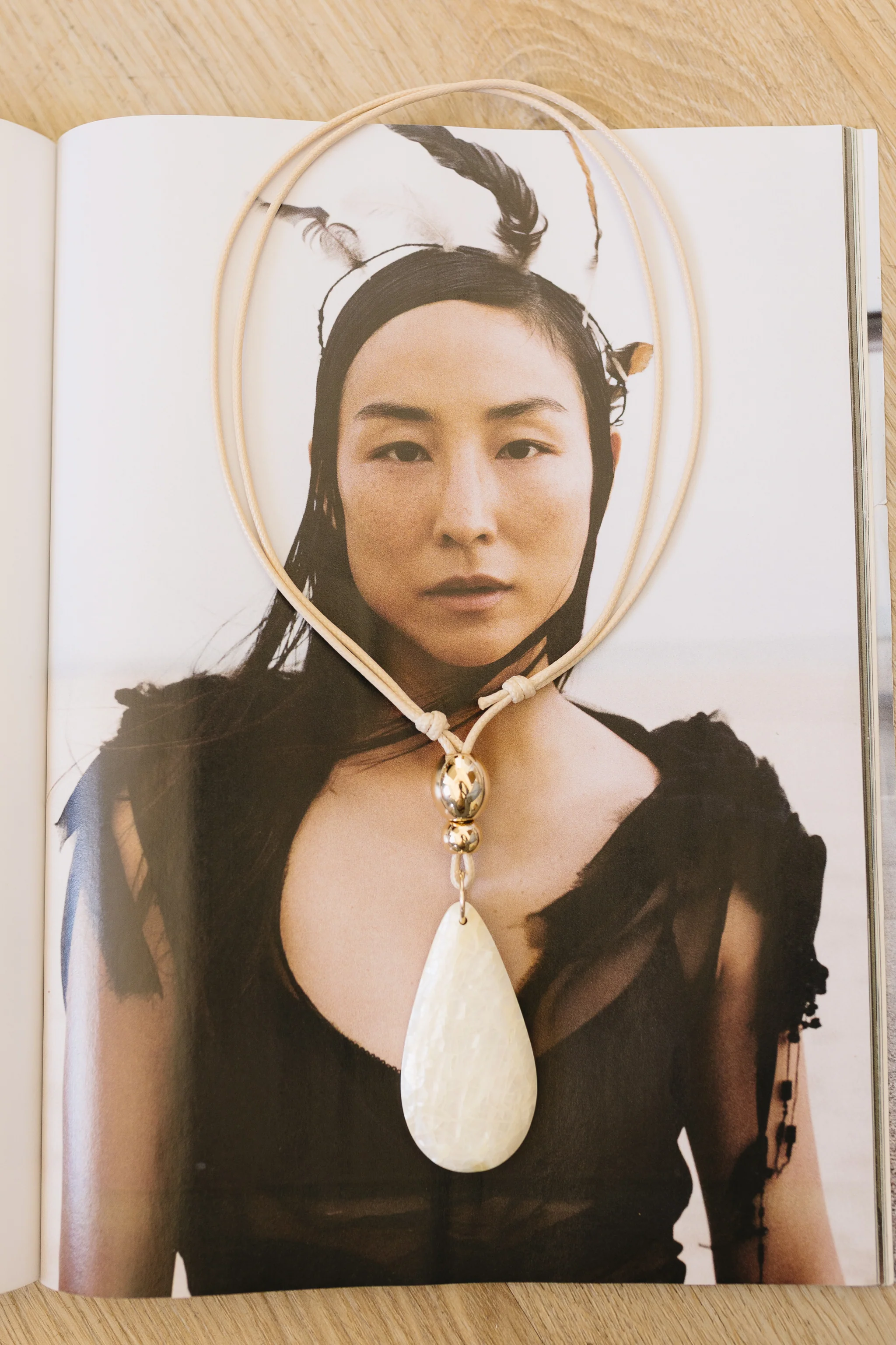 Pearl Glow Drop Necklace