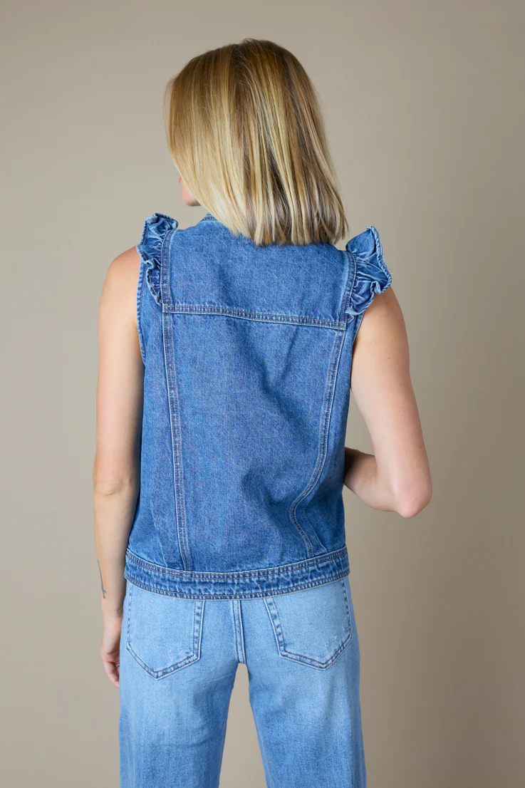 Penny Denim Vest - Image 2