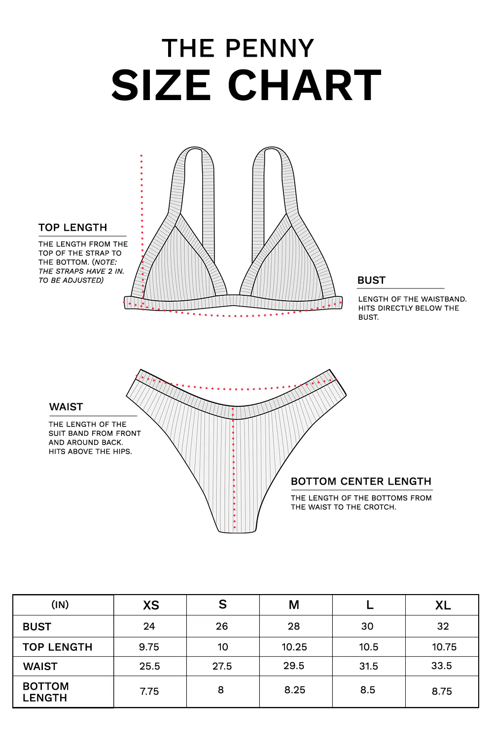 Penny Two Piece Swimsuit - Top - Image 8