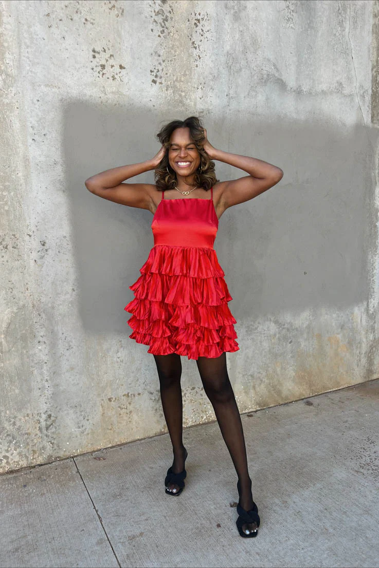 Poinsettia Dress - Image 3