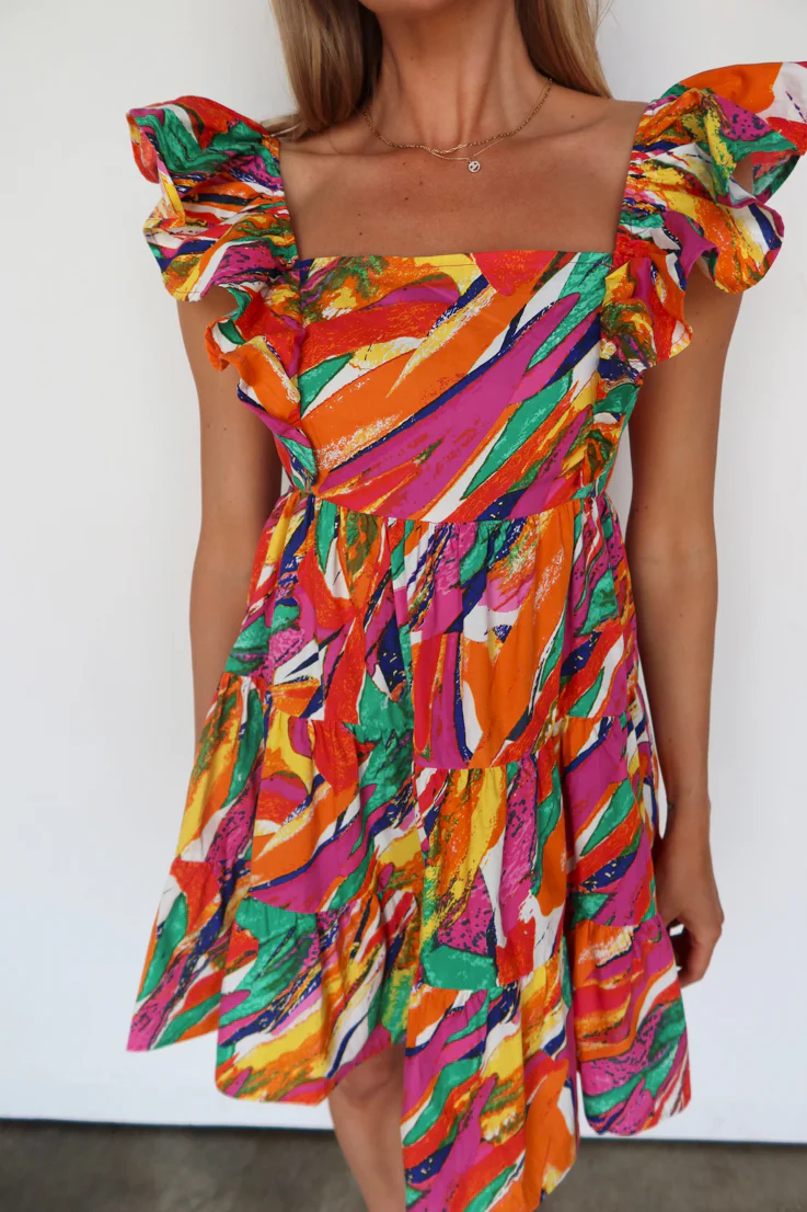 Prismatic Mini Dress - Image 3
