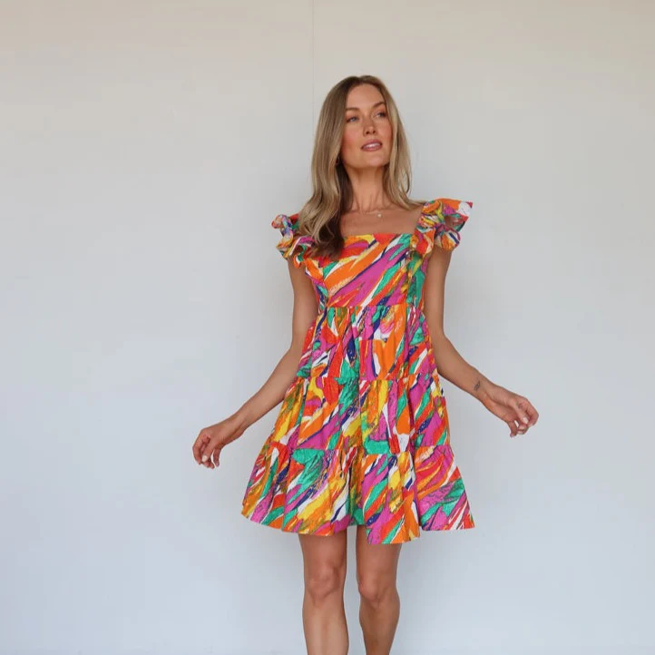 Prismatic Mini Dress - Image 5