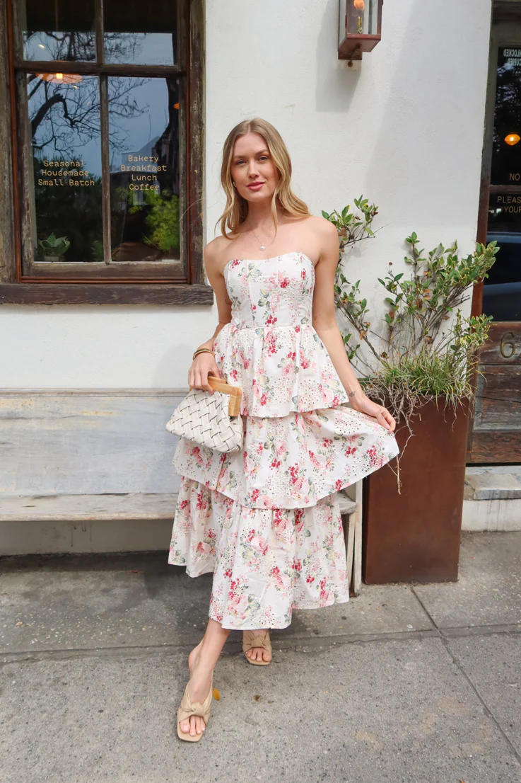 Rose Gardens Midi Dress - Image 5
