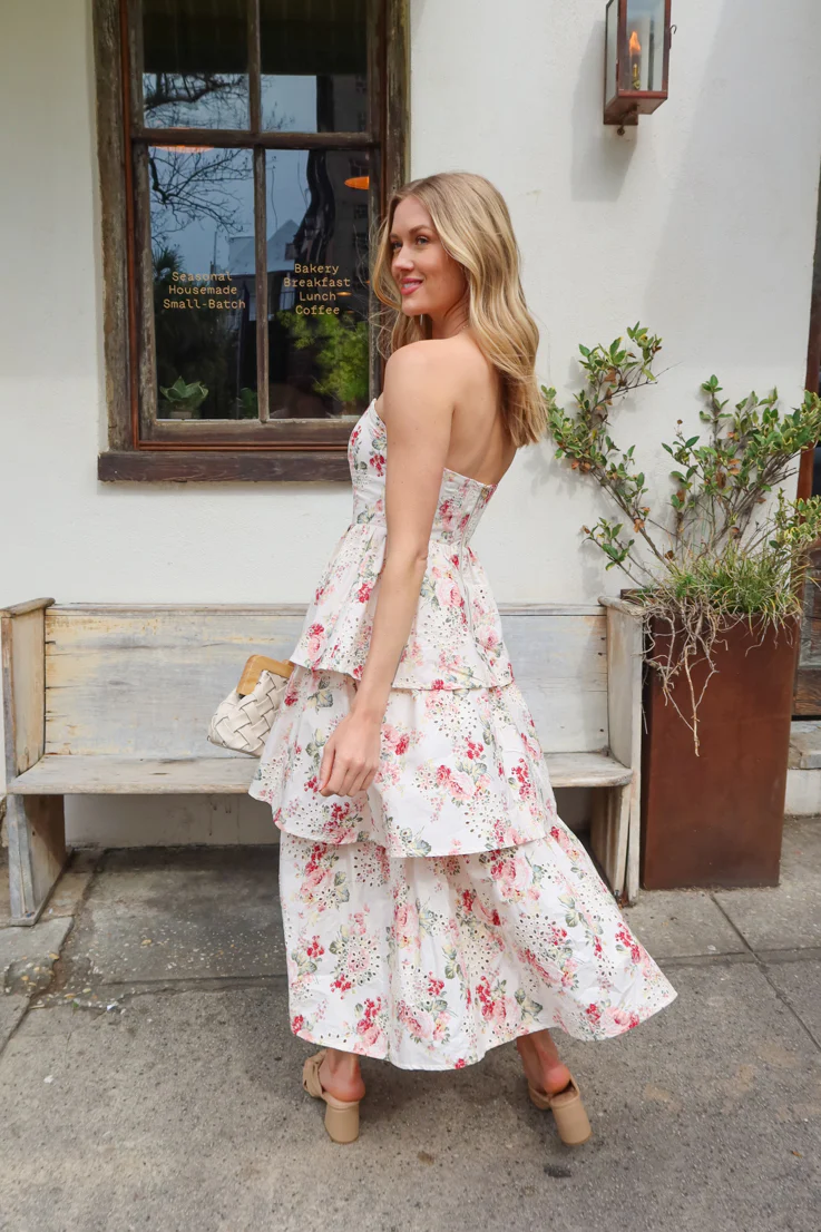 Rose Gardens Midi Dress - Image 6