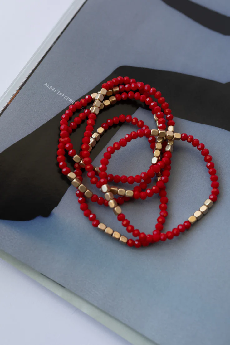Roses are Red Bracelet Set - Image 2