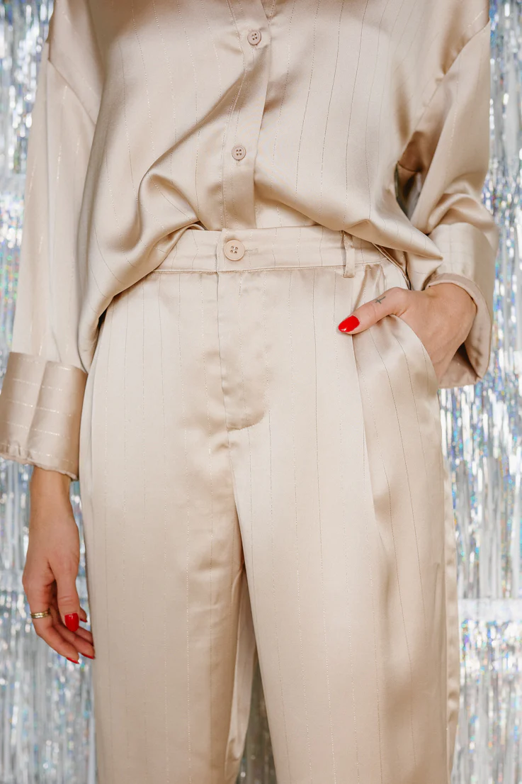 Roxi Satin Pants - Image 3