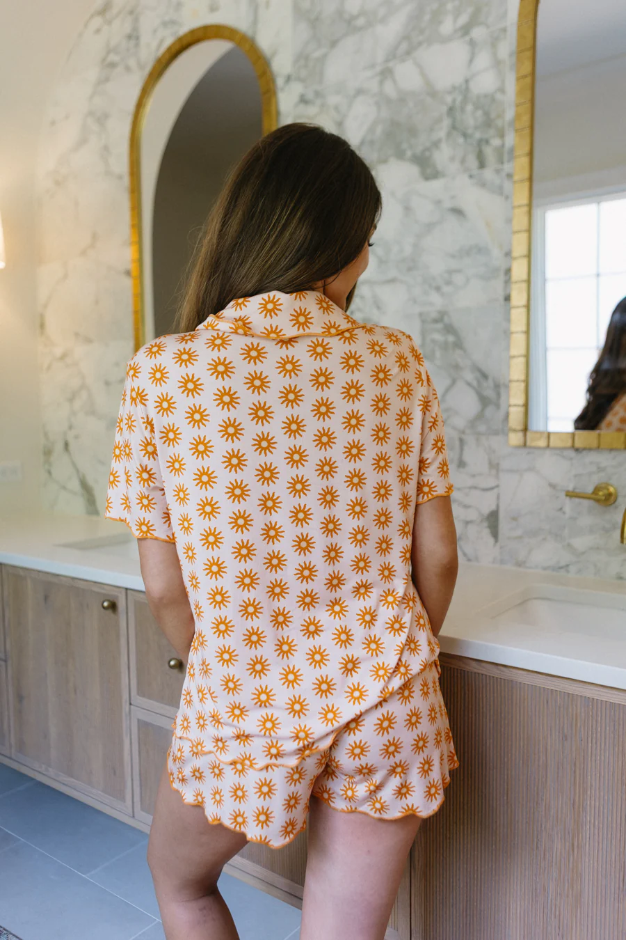 San Diego Pajama Set - Top & Shorts - Image 2