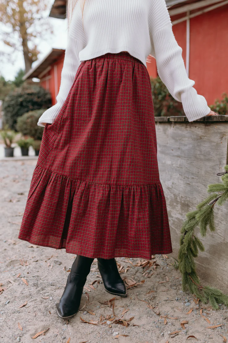 Season's Greetings Maxi Skirt - Image 3