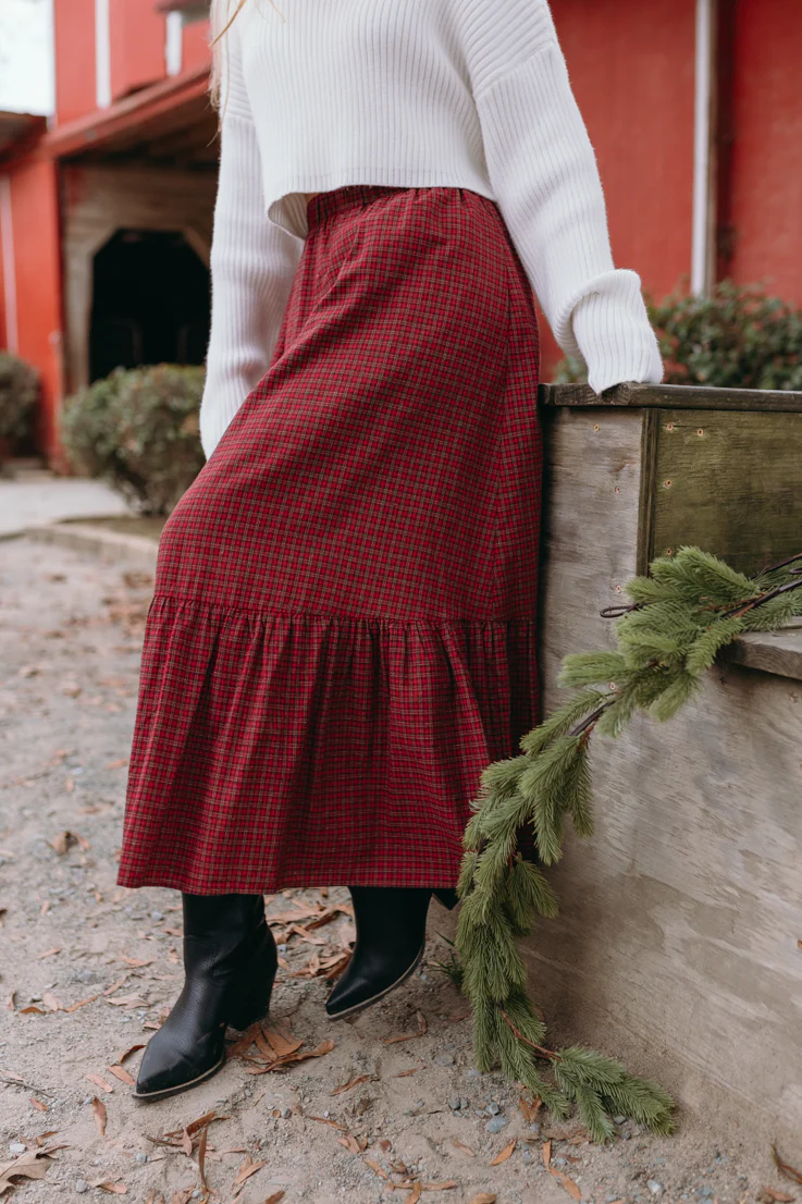 Season's Greetings Maxi Skirt - Image 4