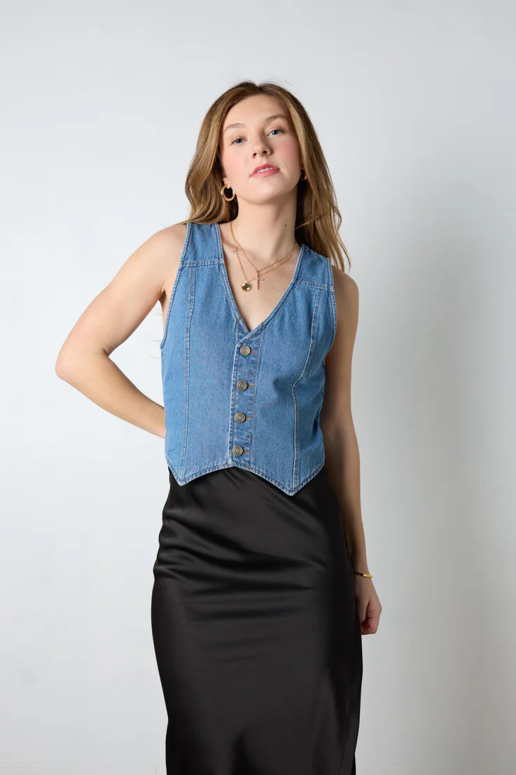 Second Wind Denim Vest - Image 5