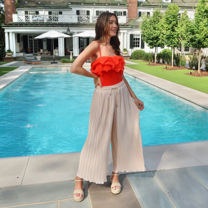 Seville Pleated Pants - Image 5