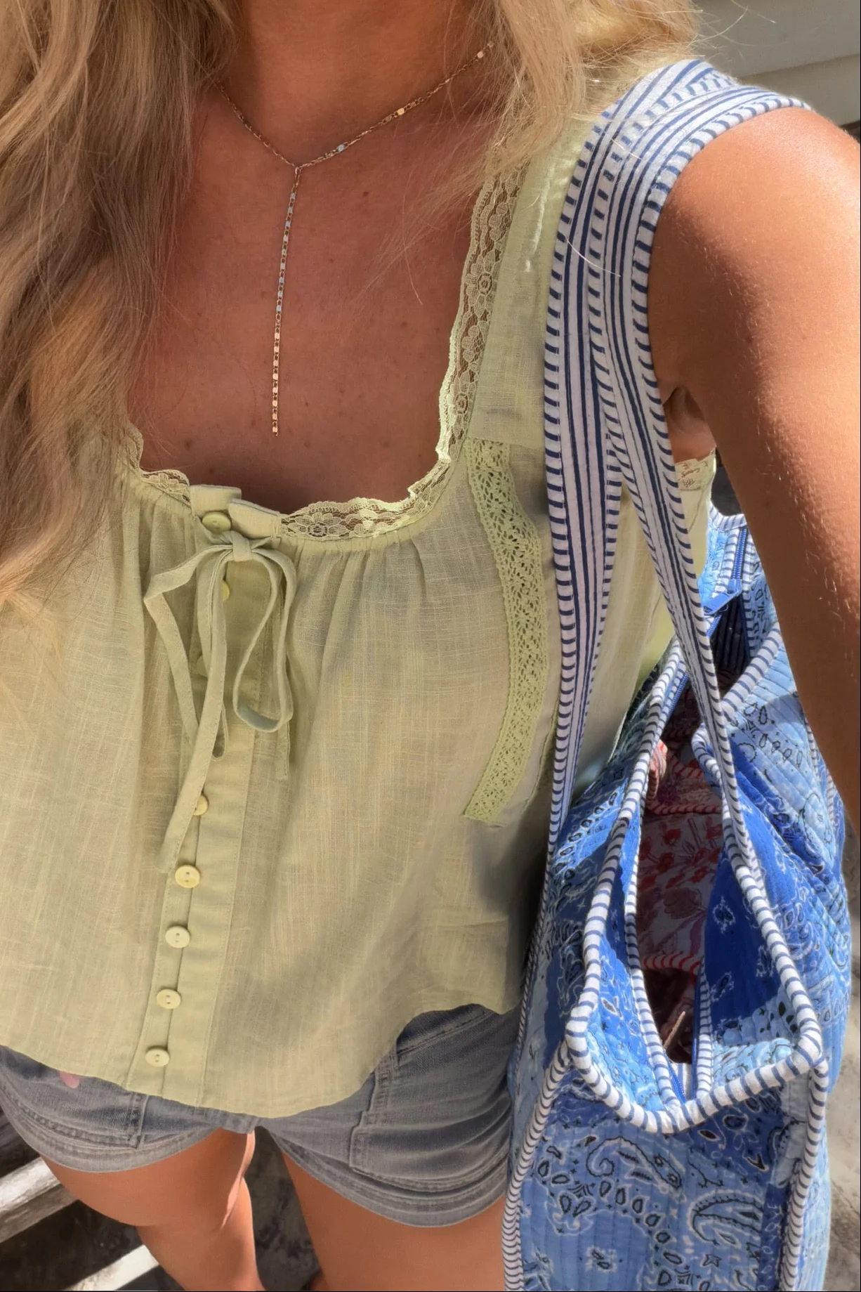 Shades of Blue Tote Bag - Image 3